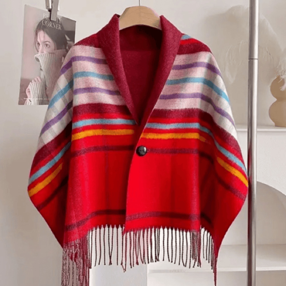 NEW! Boho Cowichan shawl